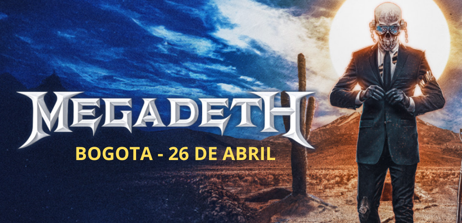 Megadeth en Bogotá - 26 de abril