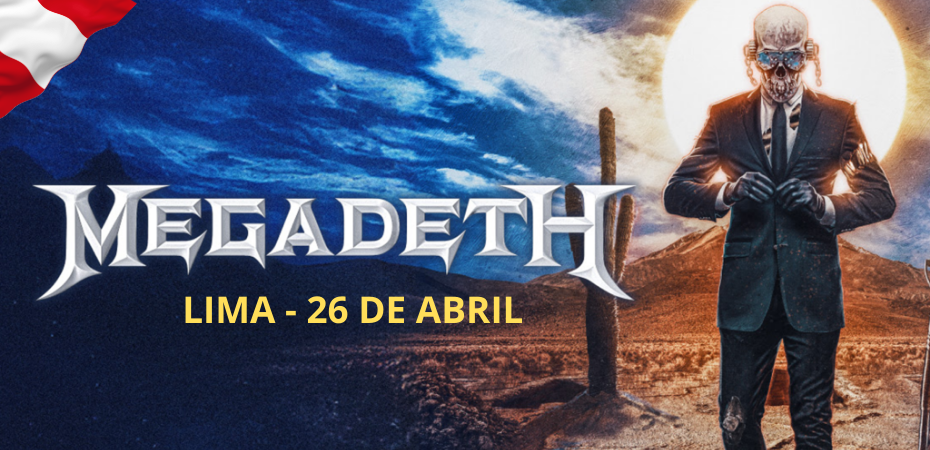 Megadeth en Lima 23 de abril